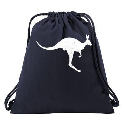 Aussie Kangaroo Drawstring Bag