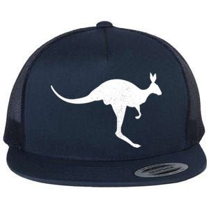 Aussie Kangaroo Flat Bill Trucker Hat