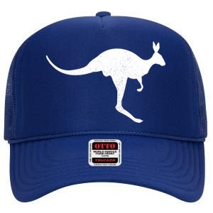 Aussie Kangaroo High Crown Mesh Back Trucker Hat