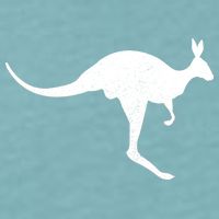 Aussie Kangaroo Sueded Cloud Jersey T-Shirt