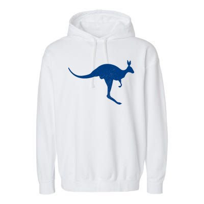 Aussie Kangaroo Garment-Dyed Fleece Hoodie