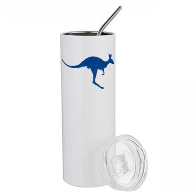 Aussie Kangaroo Stainless Steel Tumbler