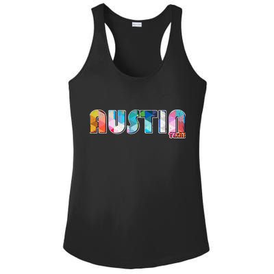 Austin Texas  Ladies PosiCharge Competitor Racerback Tank