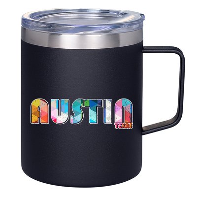 Austin Texas  12oz Stainless Steel Coffee Mug