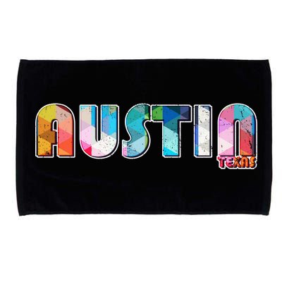 Austin Texas  Microfiber Hand Towel