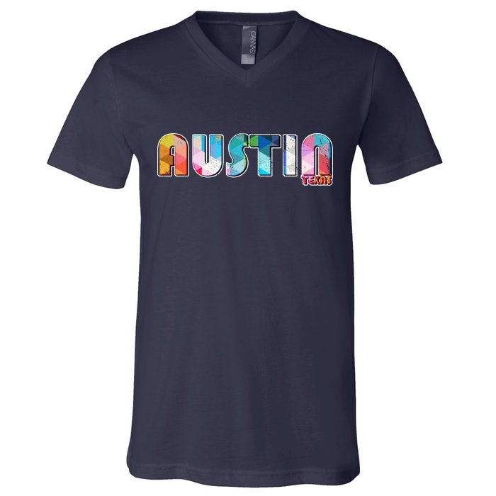 Austin Texas  V-Neck T-Shirt