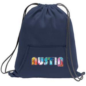 Austin Texas  Sweatshirt Cinch Pack Bag