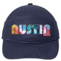 Austin Texas  7-Panel Snapback Hat