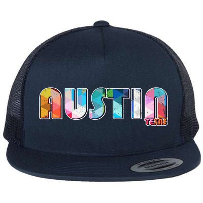 Austin Texas  Flat Bill Trucker Hat