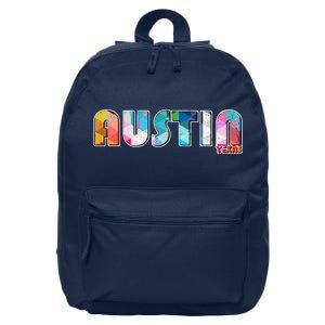 Austin Texas  16 in Basic Backpack