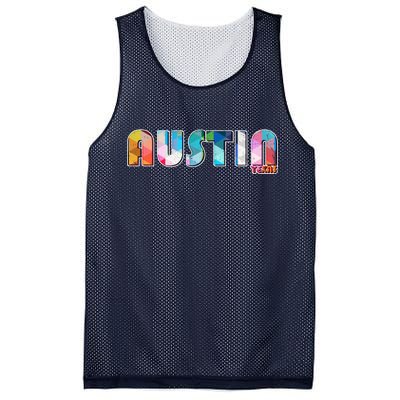 Austin Texas  Mesh Reversible Basketball Jersey Tank