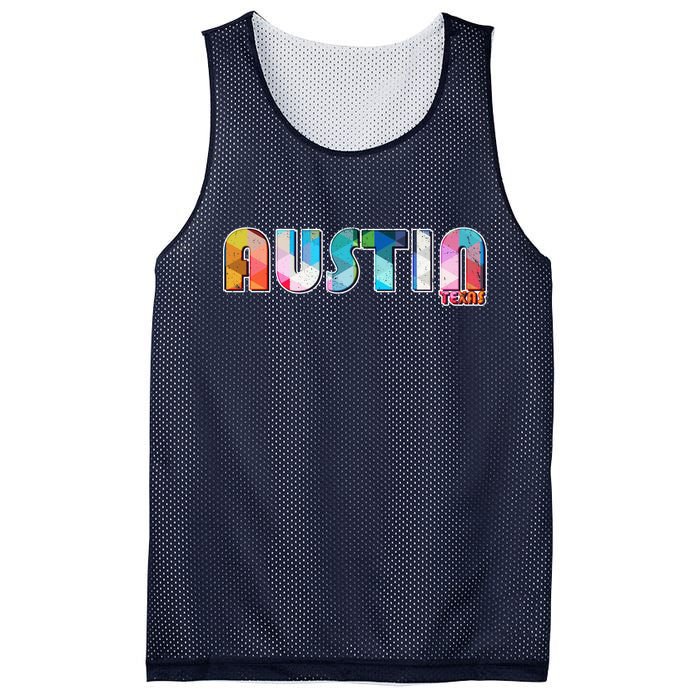 Austin Texas  Mesh Reversible Basketball Jersey Tank