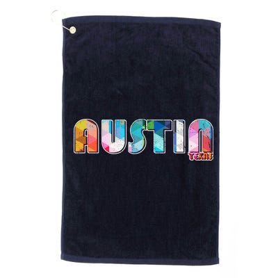 Austin Texas  Platinum Collection Golf Towel