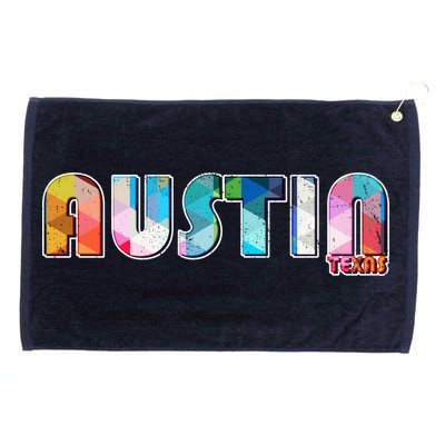 Austin Texas  Grommeted Golf Towel