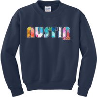 Austin Texas  Kids Sweatshirt