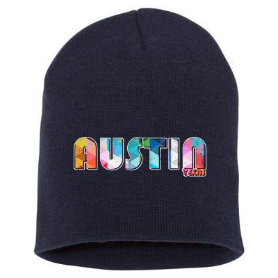 Austin Texas  Short Acrylic Beanie