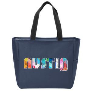 Austin Texas  Zip Tote Bag