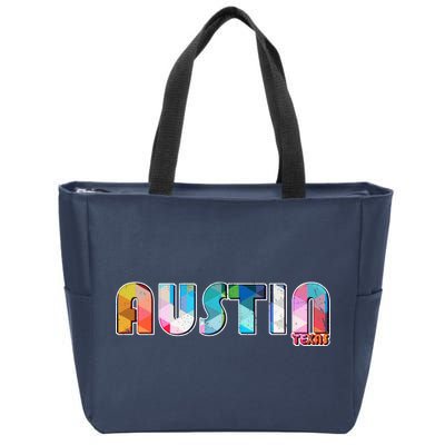 Austin Texas  Zip Tote Bag