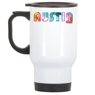 Austin Texas  Stainless Steel Travel Mug