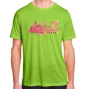 Austin Texas Skyline Adult ChromaSoft Performance T-Shirt