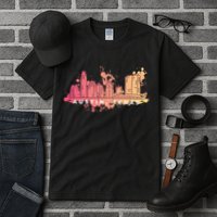 Austin Texas Skyline Tall T-Shirt