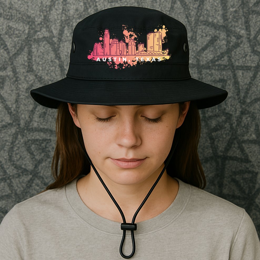 Austin Texas Skyline Bucket Hat