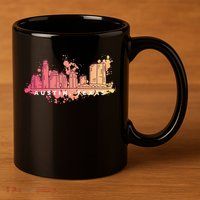 Austin Texas Skyline 11oz C Handle Ceramic Mug