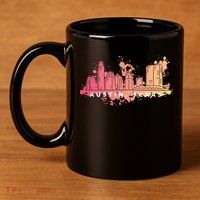 Austin Texas Skyline 11oz C Handle Ceramic Mug