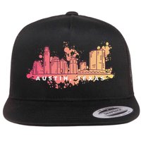Austin Texas Skyline Flatbill Hat