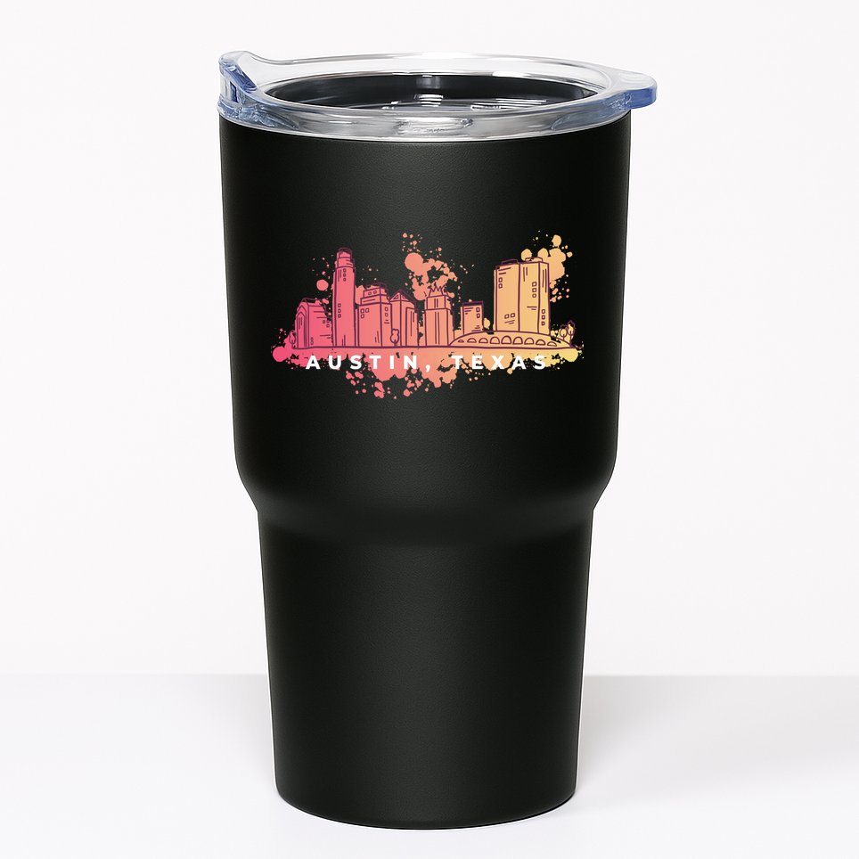 Austin Texas Skyline Tumbler