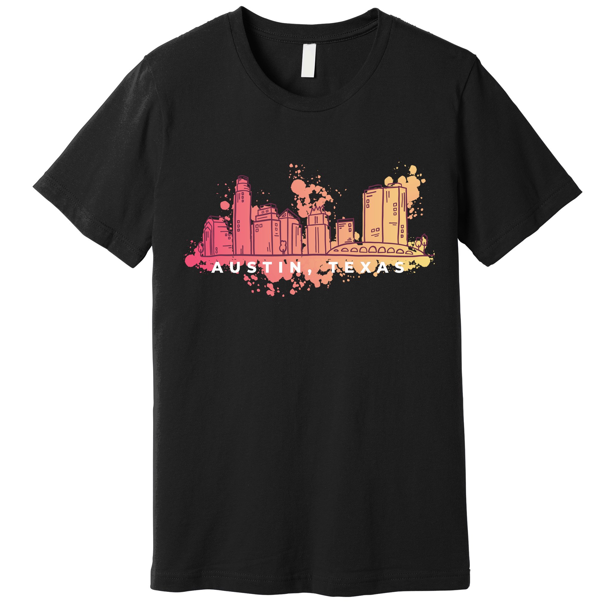 Austin Texas Skyline Premium T-Shirt