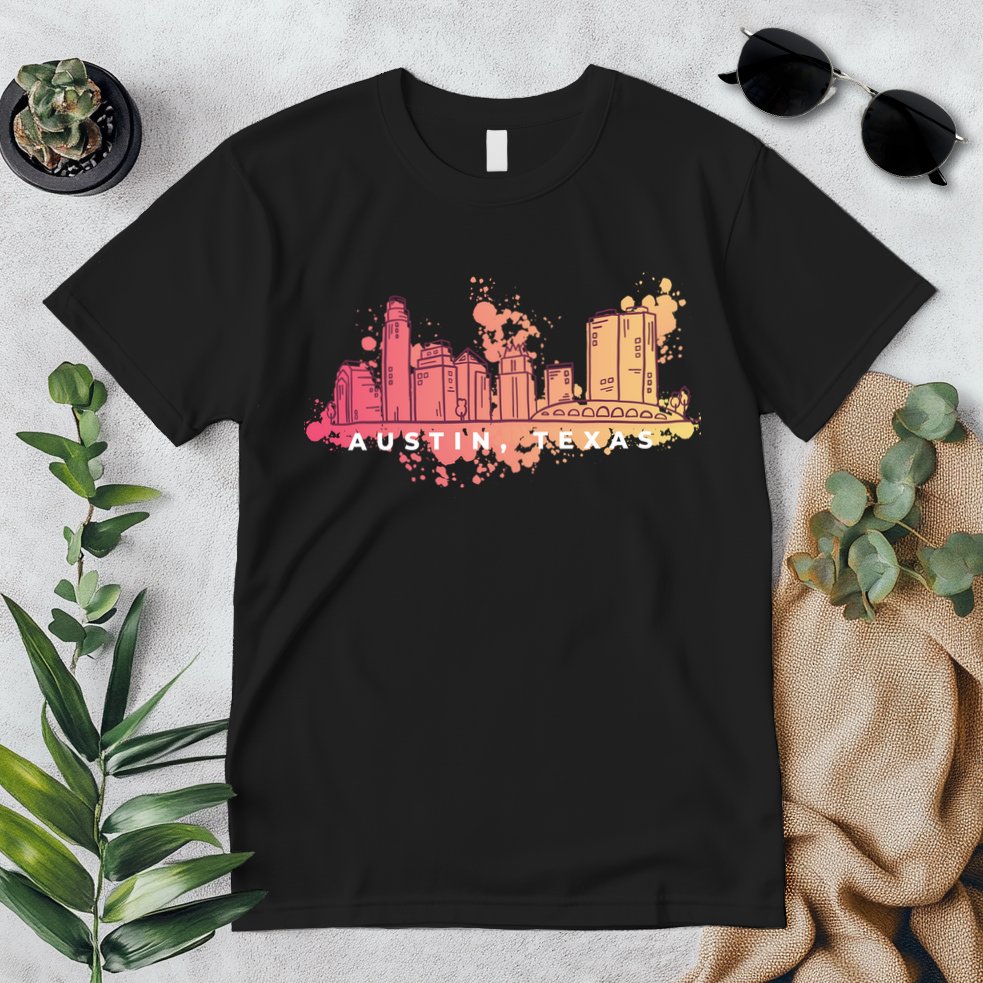 Austin Texas Skyline Premium T-Shirt