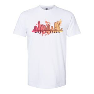 Austin Texas Skyline Softstyle® CVC T-Shirt