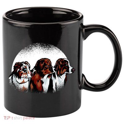 Australian Shepherd Dogs 11oz C Handle Ceramic Mug