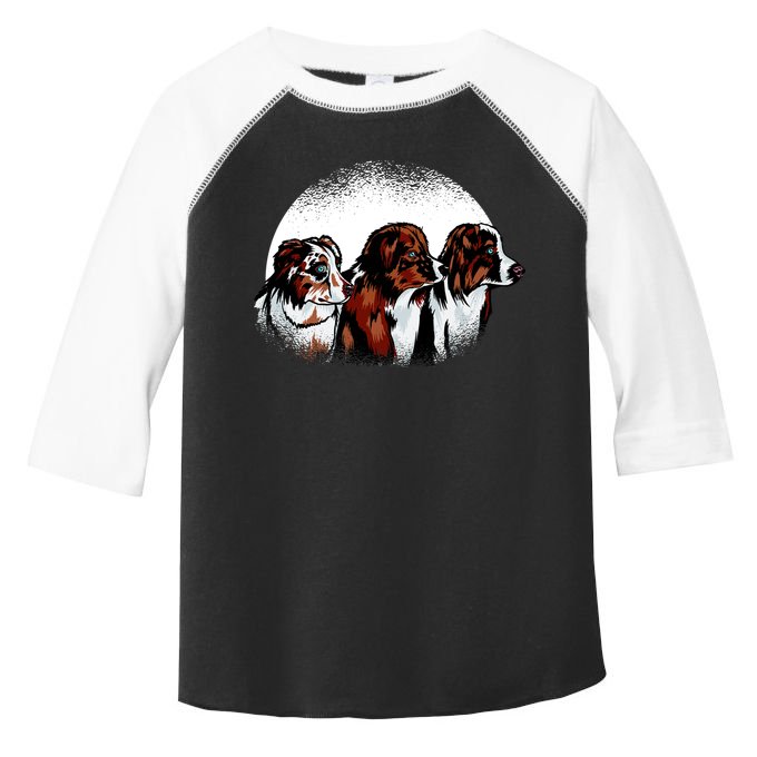 Australian Shepherd Dogs Toddler Fine Jersey T-Shirt