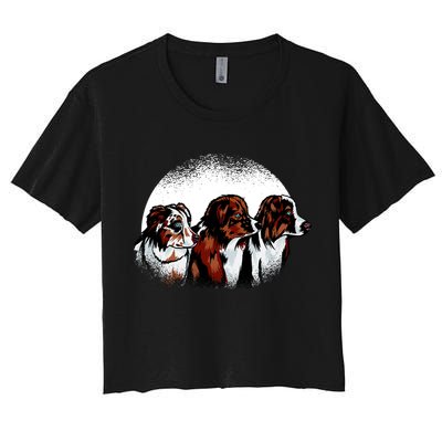 Australian Shepherd Dogs Crop Top