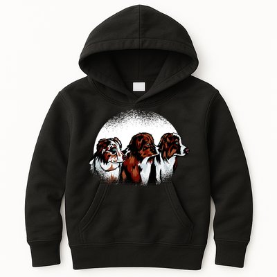 Australian Shepherd Dogs Kids Hoodie