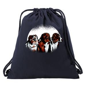 Australian Shepherd Dogs Drawstring Bag