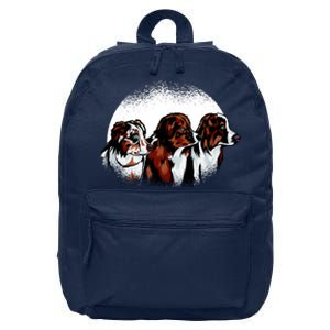 Australian Shepherd Dogs 16 in Basic Backpack