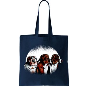 Australian Shepherd Dogs Tote Bag