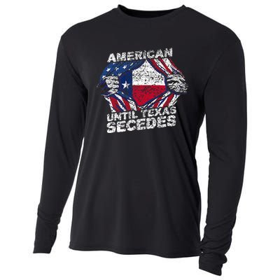 American Until Texas Secedes Sayings Texan Pride State Us Cooling Performance Long Sleeve Crew