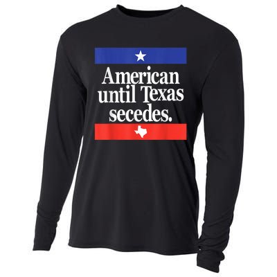 American Until Texas Secedes Cooling Performance Long Sleeve Crew