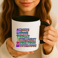 Always Unique Totally Intelligent Sometimes Mysterious Autism Awareness Mug