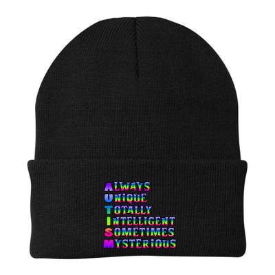 Always Unique Totally Intelligent Sometimes Mysterious Autism Awareness Beanie