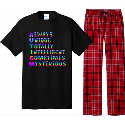 Always Unique Totally Intelligent Sometimes Mysterious Autism Awareness Pajama Set