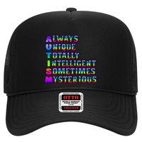 Always Unique Totally Intelligent Sometimes Mysterious Autism Awareness Trucker Hat
