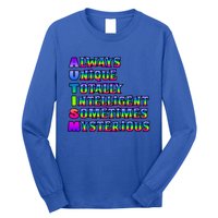 Always Unique Totally Intelligent Sometimes Mysterious Autism Awareness Long Sleeve Shirt