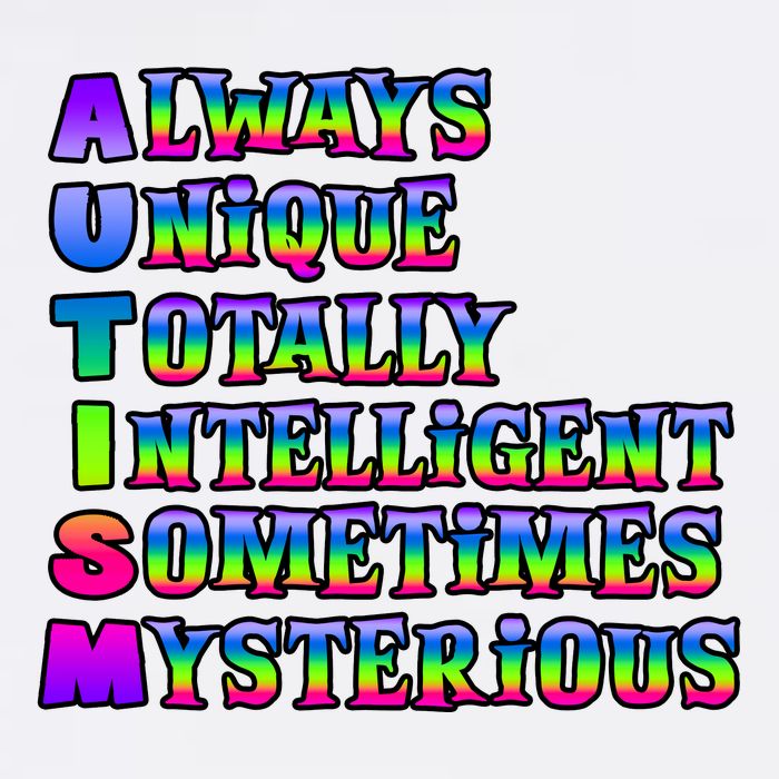 Always Unique Totally Intelligent Sometimes Mysterious Autism Awareness Garment-Dyed Sweatshirt