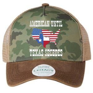 American Until Texas Secedes For Lone Star States Legacy Tie Dye Trucker Hat