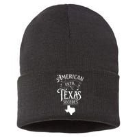 American Until Texas Secedes Sayings Texan State Pride Sustainable Knit Beanie